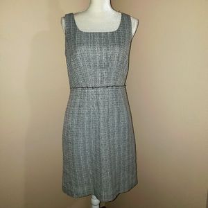 LOFT dress Size 6 Classy Tweed EUC